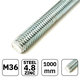 Závitová tyč DIN 975 4.8 zn M36x1000