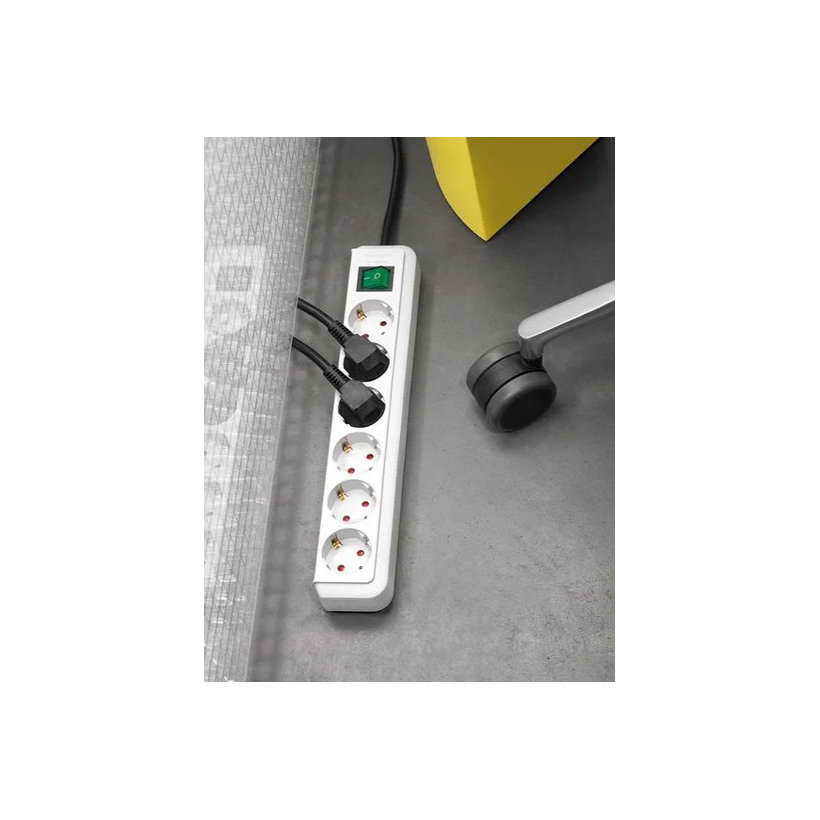 Prodlužovací kabel Eco-Line bílá SCHUKO 1,5m