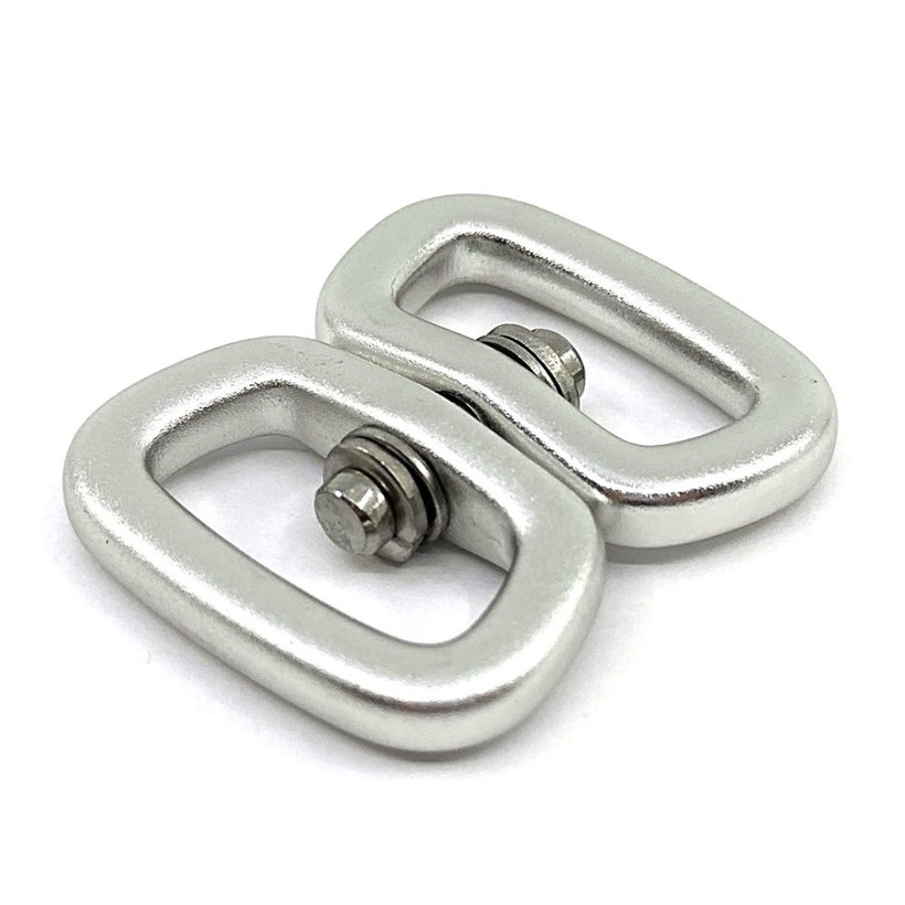 Otočná spojka stříbrná 51x20mm