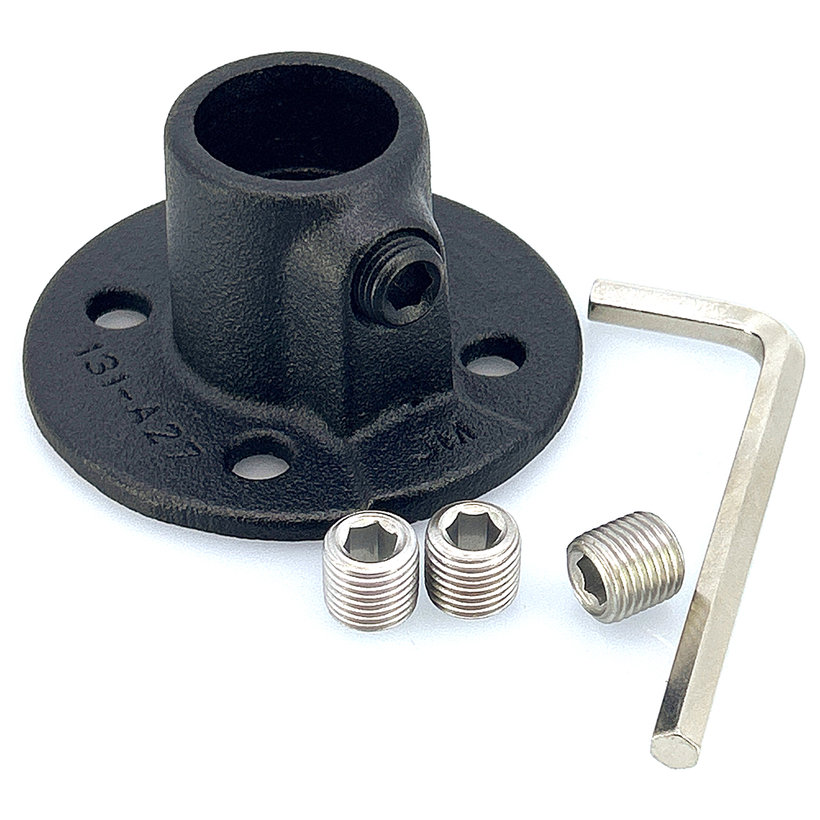 Podpůrný konektor 27 mm - černý