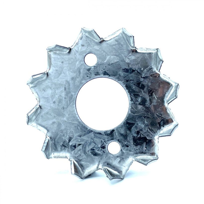 Ozubená podložka - buldog zn 50x17mm