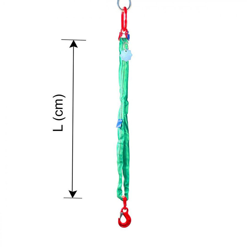 Textilní závěs OKO-HÁK 2000 kg, 1,5 m