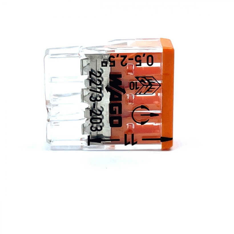 Spojovací svorka bezšroubová - 3 vodičů