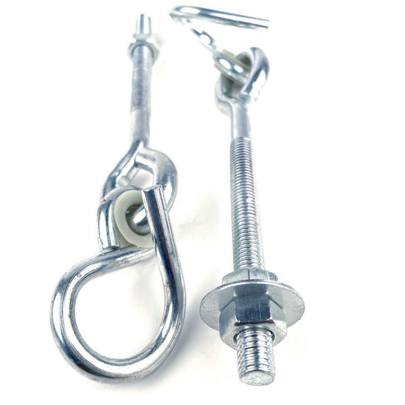 Hák houpačkový se závitem a s objímkou M12x320mm
