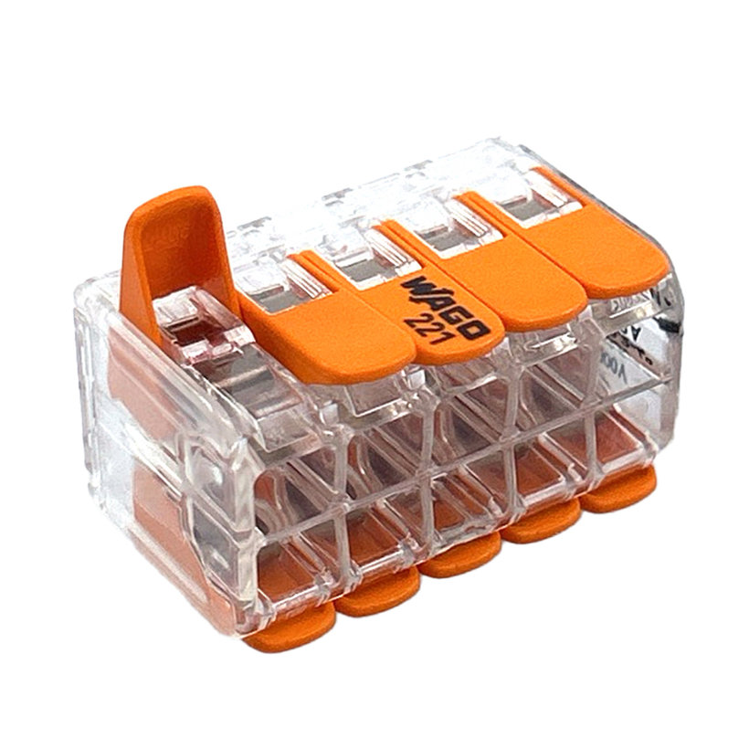 Svorka bezšroubová s páčkou - 10 vodičů 221-420