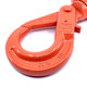 Samozajišťovací otočný hák tř 100 oranžový 16mm