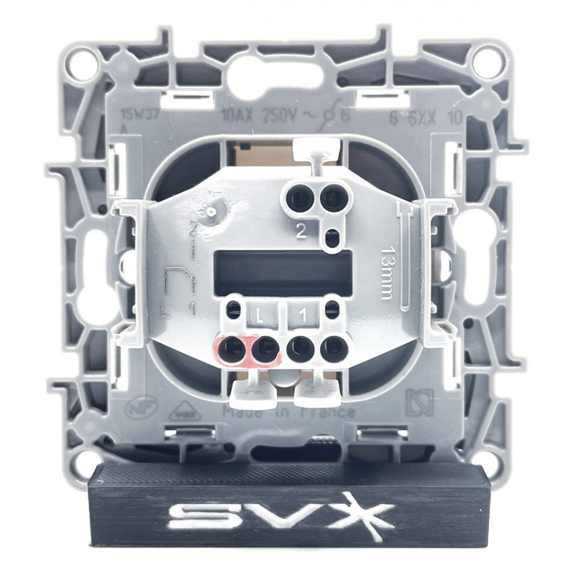 Niloé vypínač č.6 podsvícený bílý