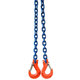Řetězový závěs oko-2 háky tř 100 se zkracovačem (3 m, 3550/2500 kg, 8 mm)