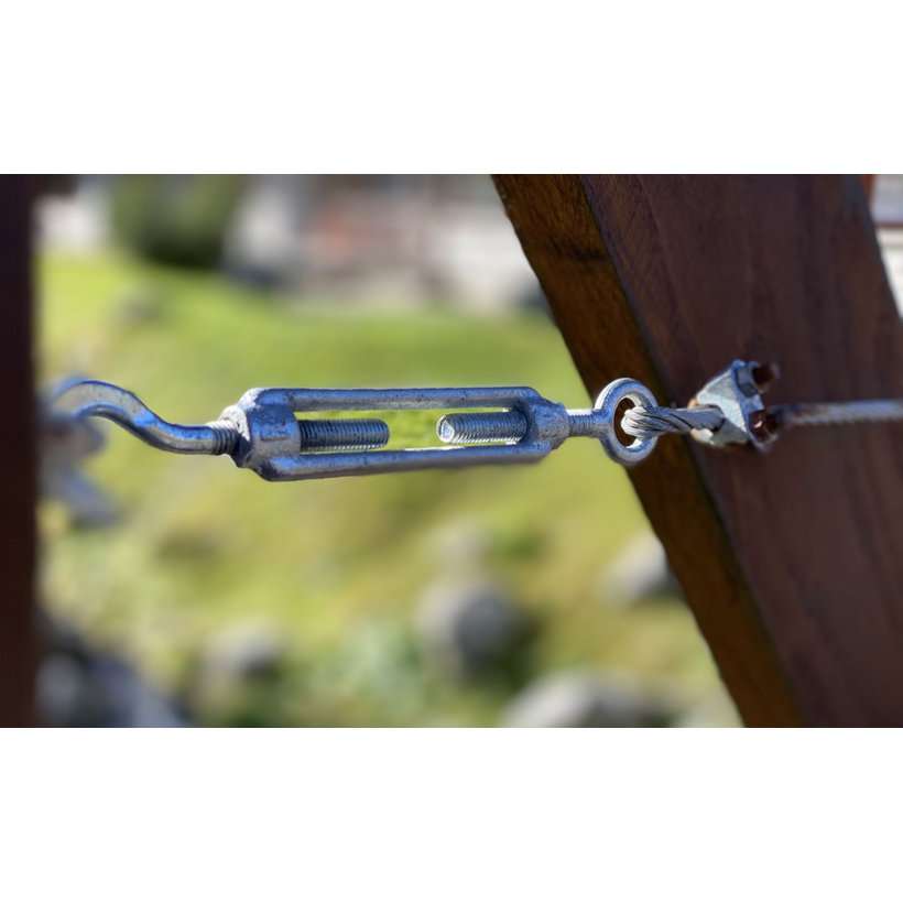 Napínač oko-hák DIN 1480 pozinkovaný M14