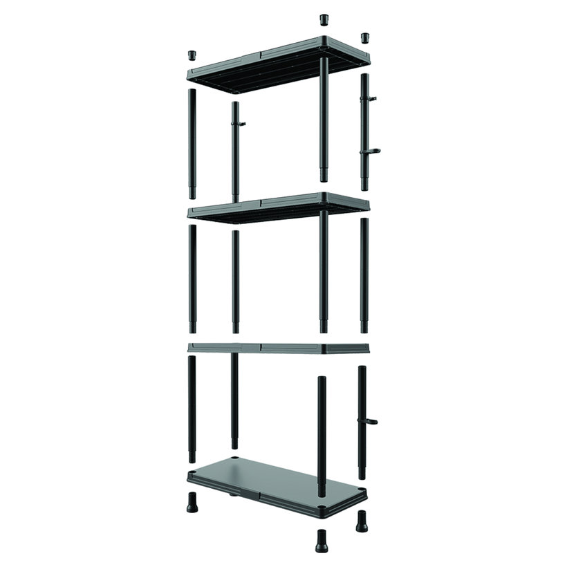 Plastový regál 60×30x92,6cm – 4 police