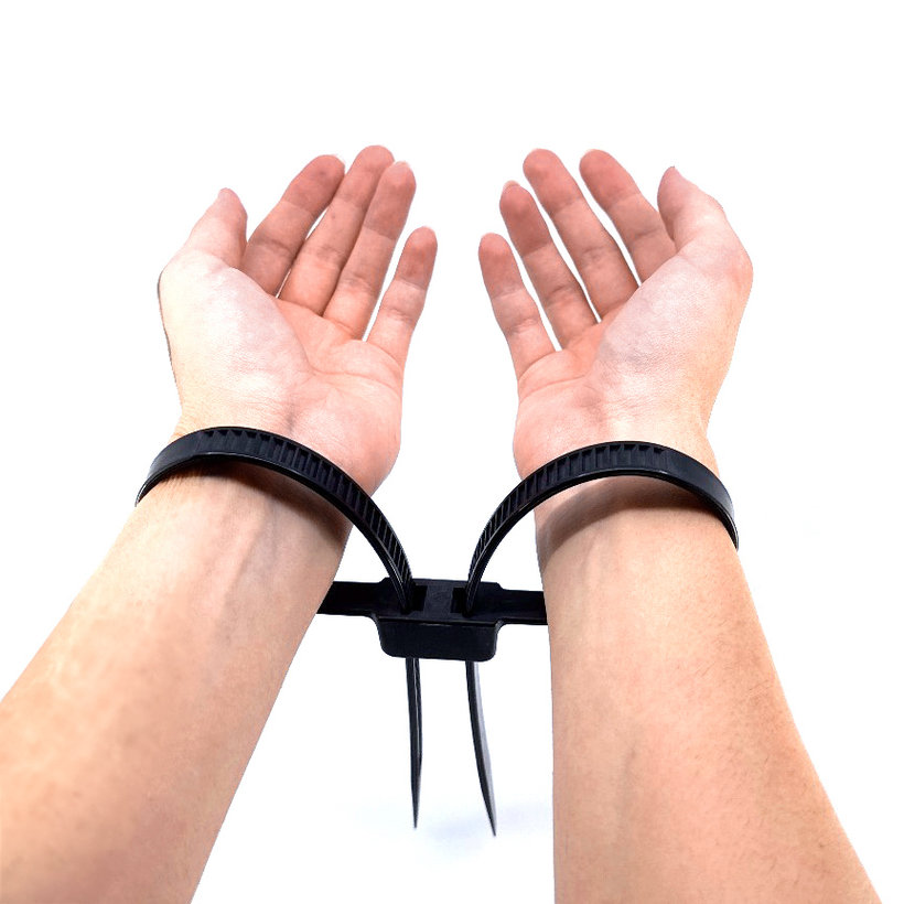 Stahovací páska dvojitá/pouta