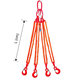 Textilní závěs OKO-4 HÁK 10 500/7500 kg, 3 m