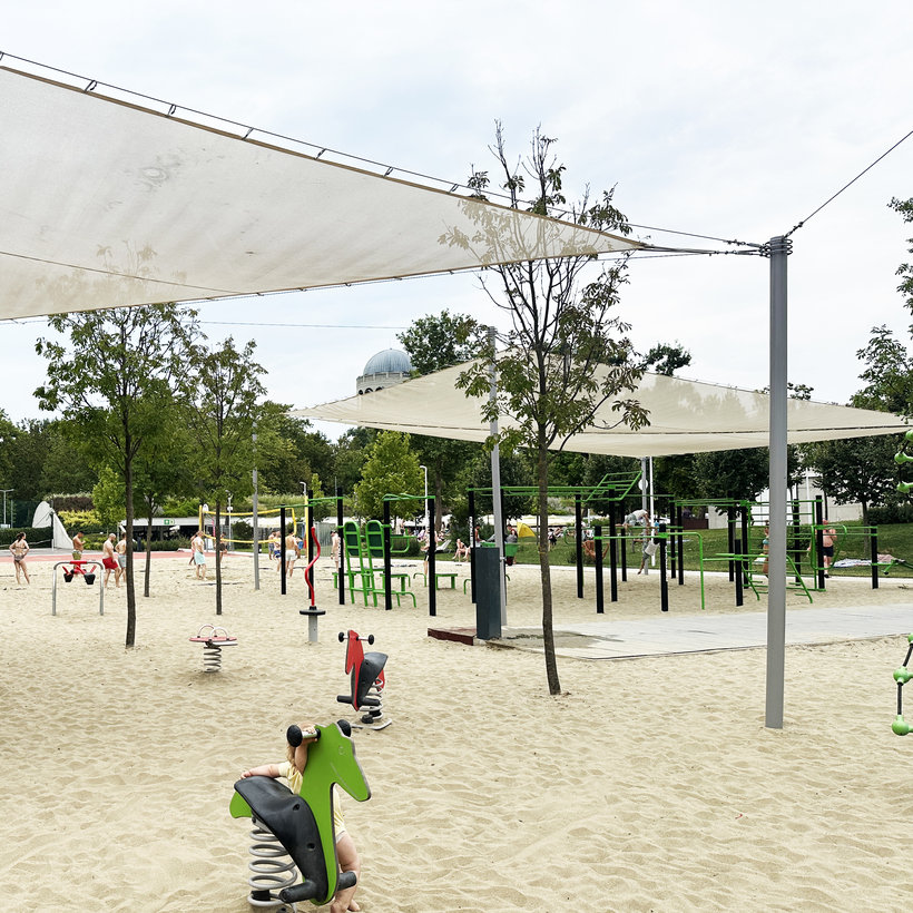 Stínící plachta béžová 3,6x3,6 m