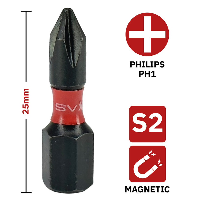Bit magnetický PH1x25mm