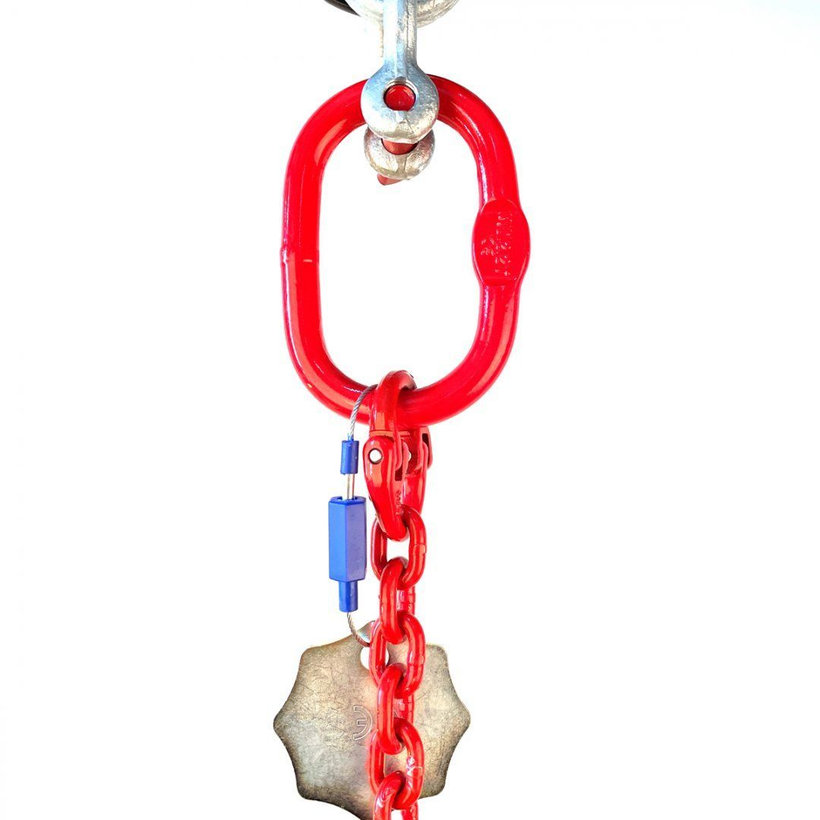 Řetězový závěs oko-oko tř 80 se zkracovačem (2 m, 1120 kg, 6 mm)