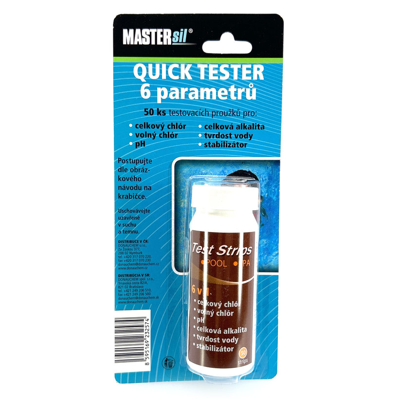 Quick tester 6 parametrů 50ks