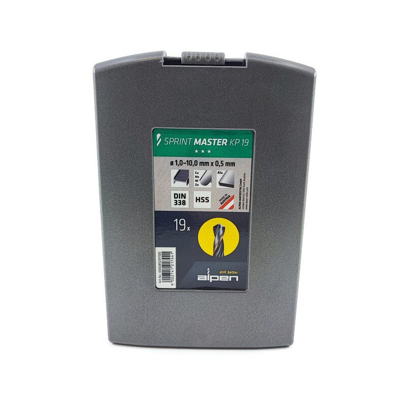 Sada vrtáků do kovu Sprint Master - 19dílna