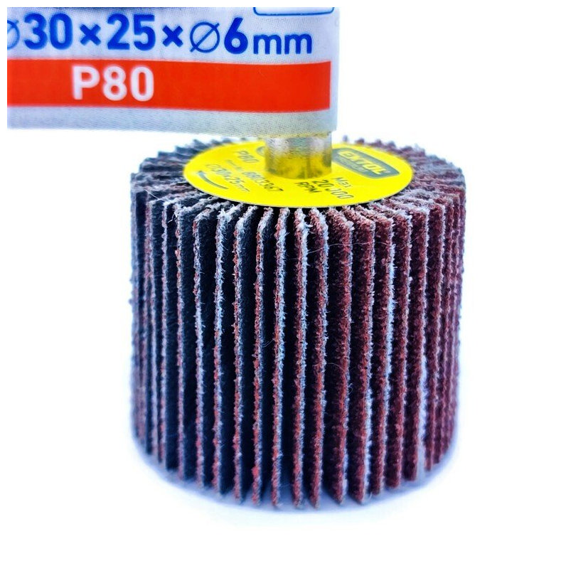 Lamelový brusný kotouč na stopce P80 30x25mm