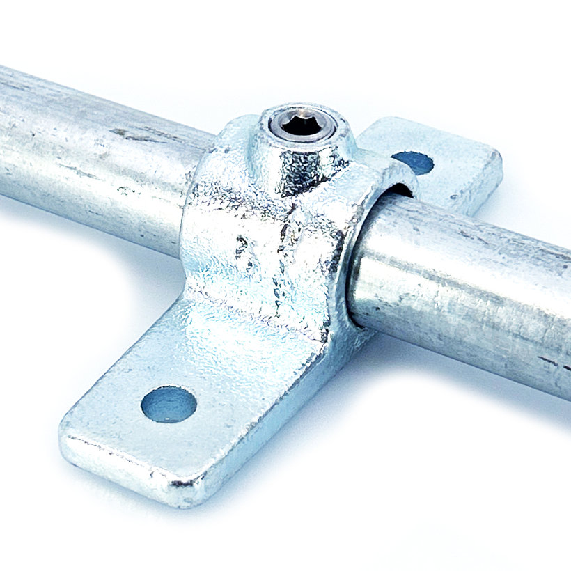 Konektor na zeď 27 mm - pozinkovaný