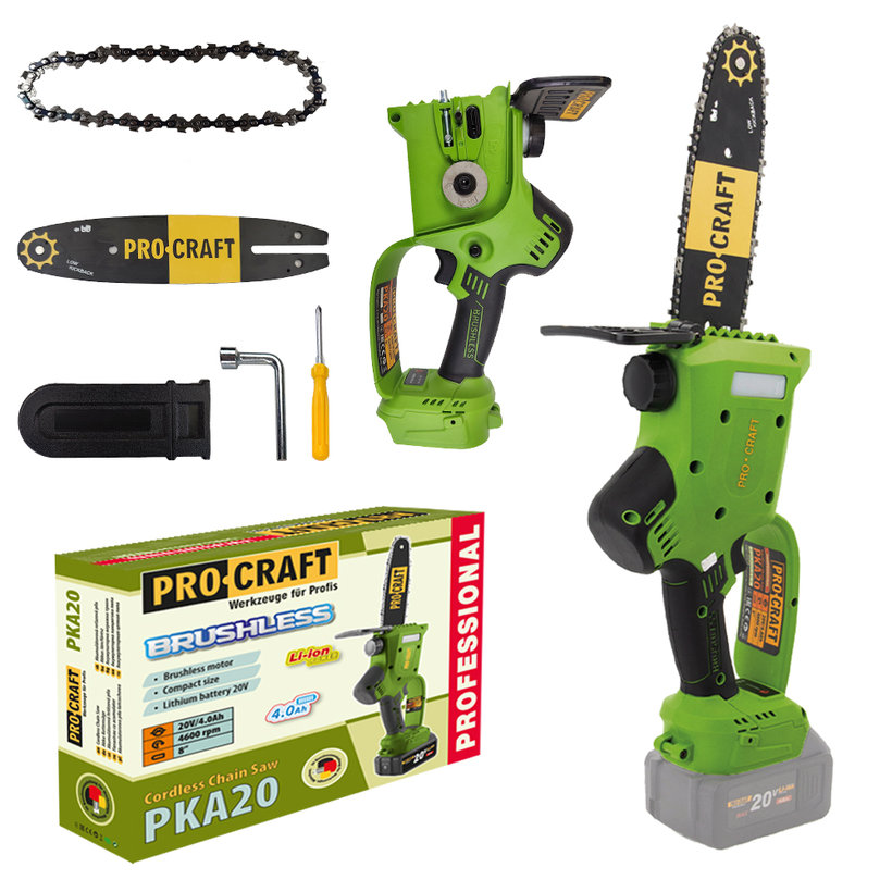 Aku řetězová ruční pilka PKA20 - bez baterie a nabíječky