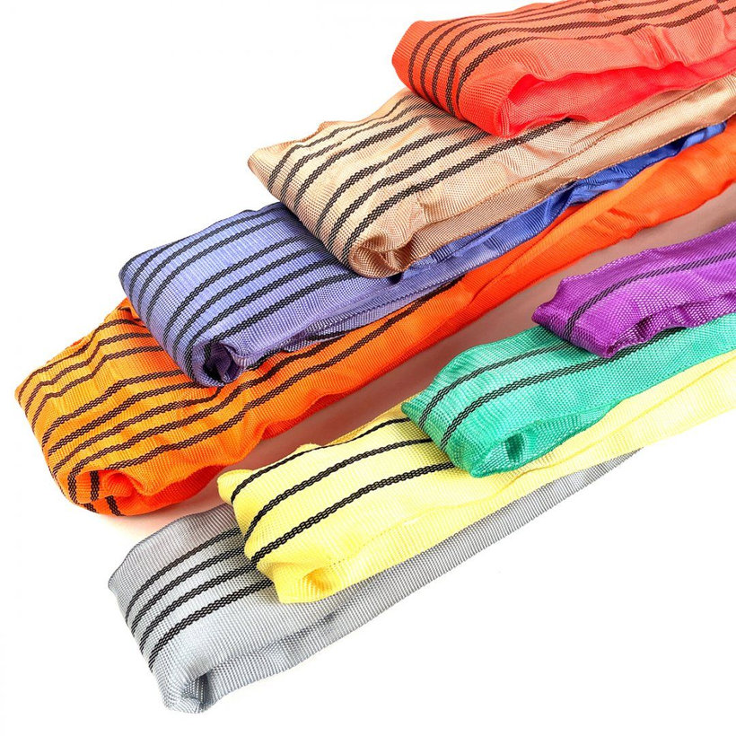 Nekonečná smyčka - zvedací pás Oranžový 20T/2-4M