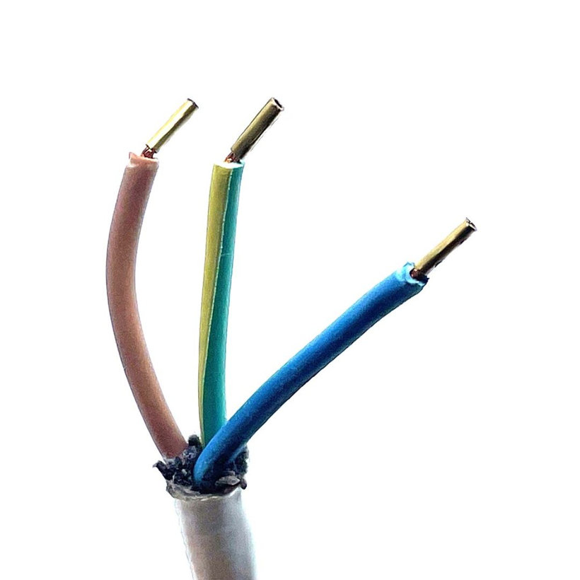 Flexo šňůra 3m 3x0,75 pletená textil