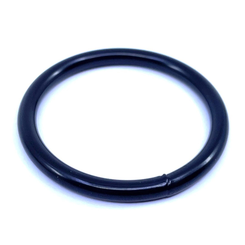 Kroužek svařovaný černý 3x15mm