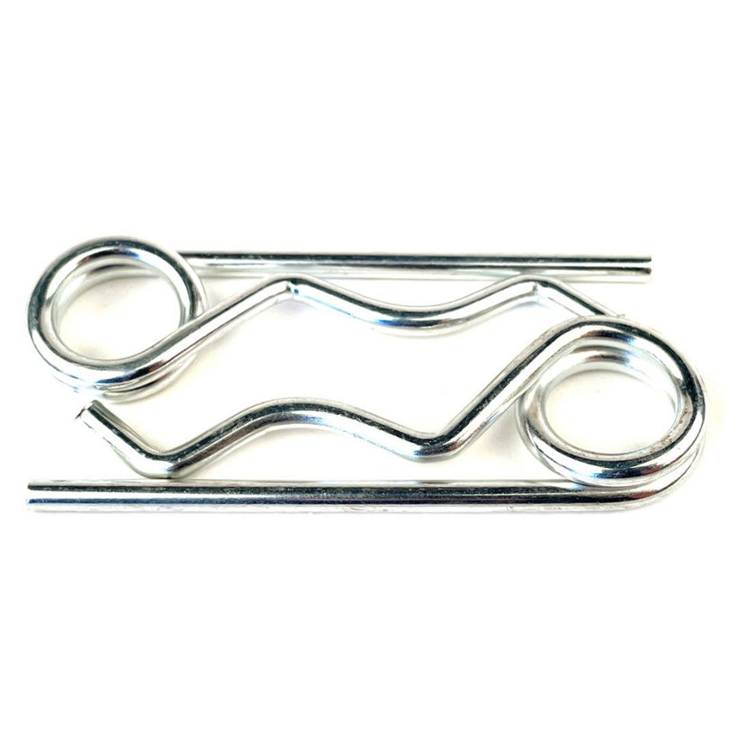 Závlačka pružinová dvojitá DIN 11024 Zn 3mm