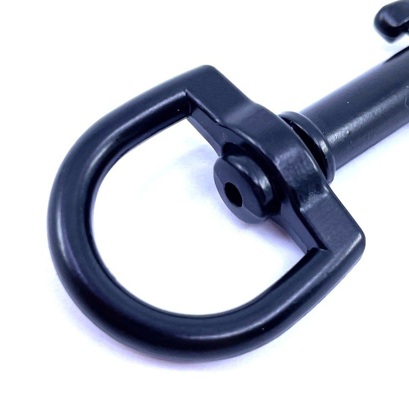 Karabina otočná černá 80x20mm