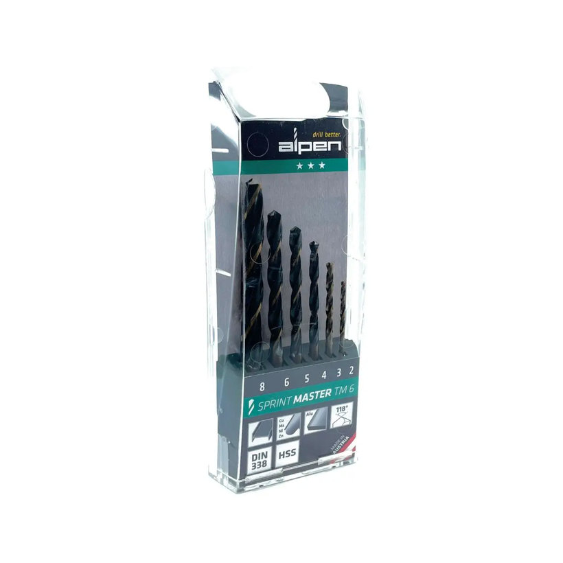 Sada vrtáků do kovu Sprint Master - 6 dílná