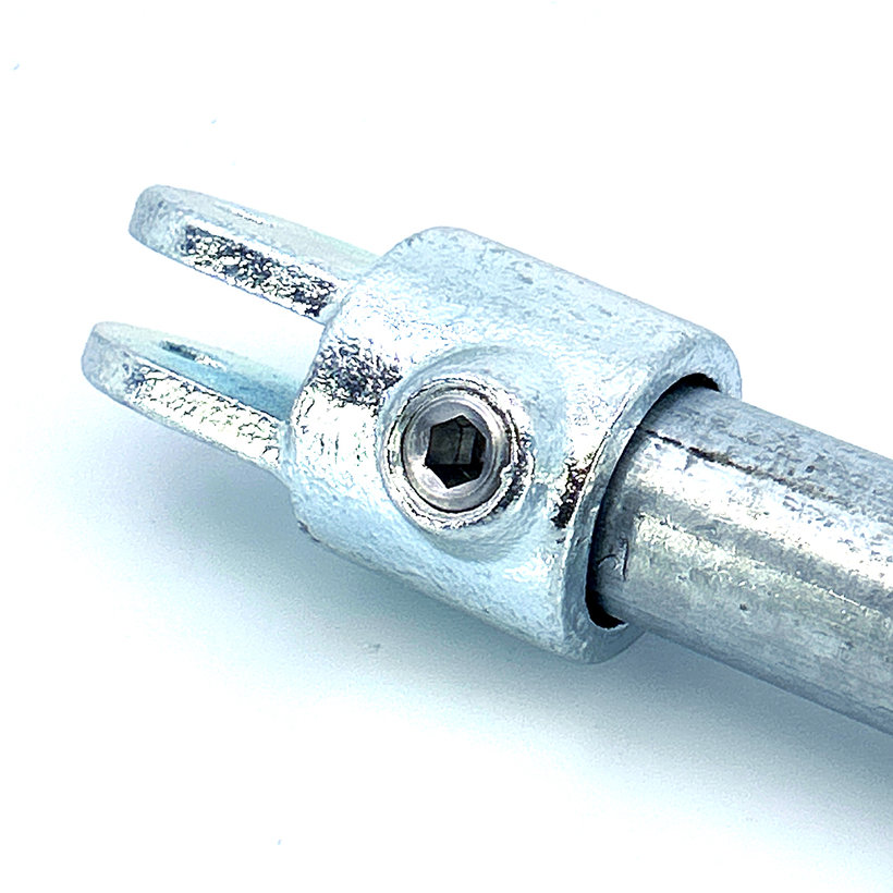 Konektor na podporu panelu 27 mm - pozinkovaný