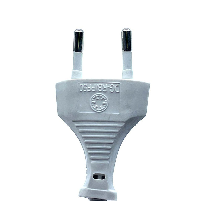 Flexo šňůra 2m 2x0,75 bílá plochá - vypínač