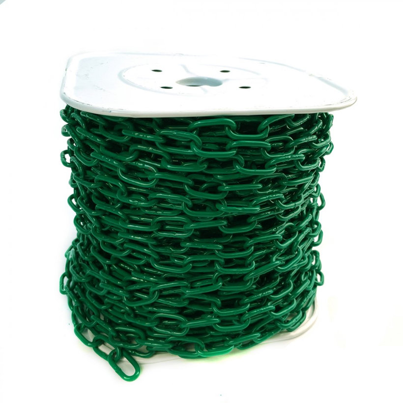 Klasický řetěz barevný na cívce/zelená 2,2mm