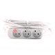 3 zásuvky 5m 3G1,5 Prodlužovací kabel 16A bílý