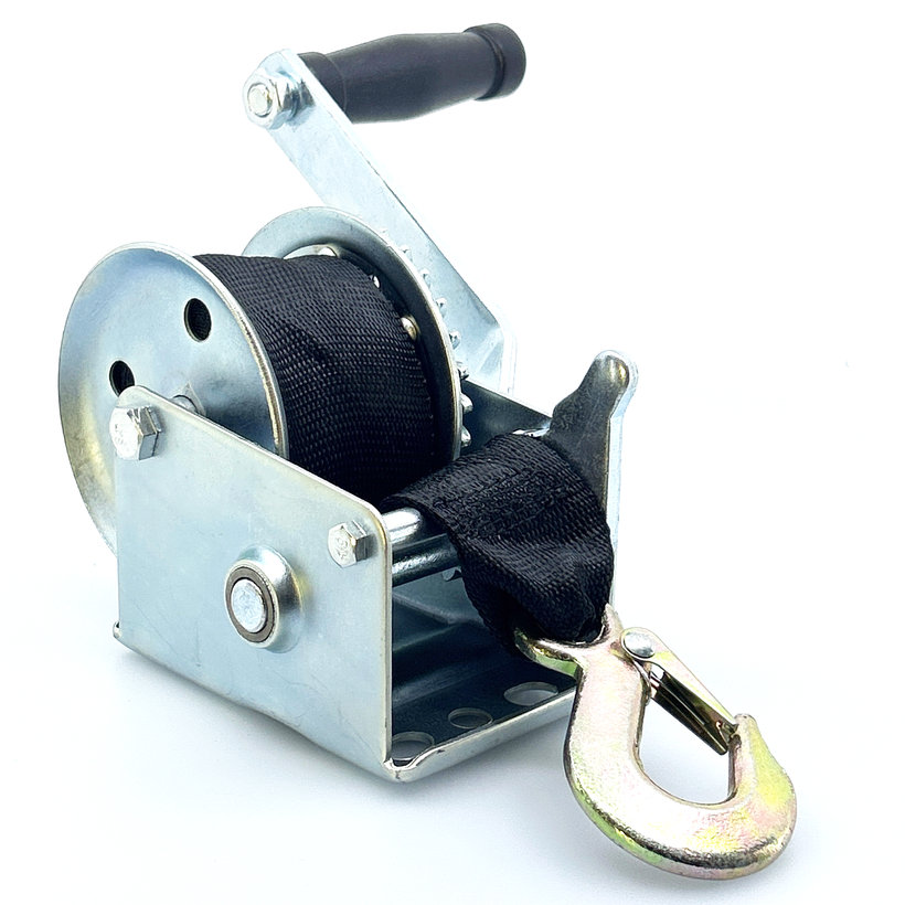 Ruční naviják s textilním pásem 900 kg