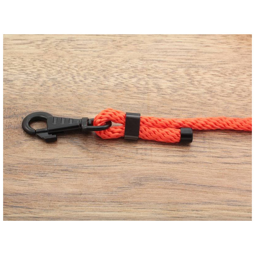 Karabina otočná s prolisem černá 50x10mm