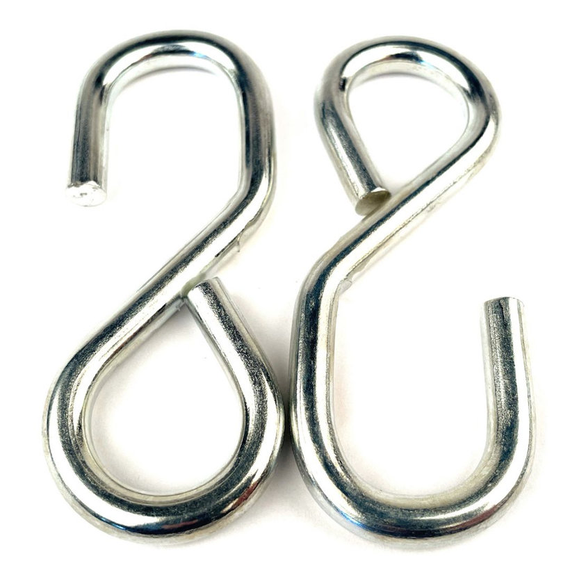 S - hák s okem pozinkovaný 8mm