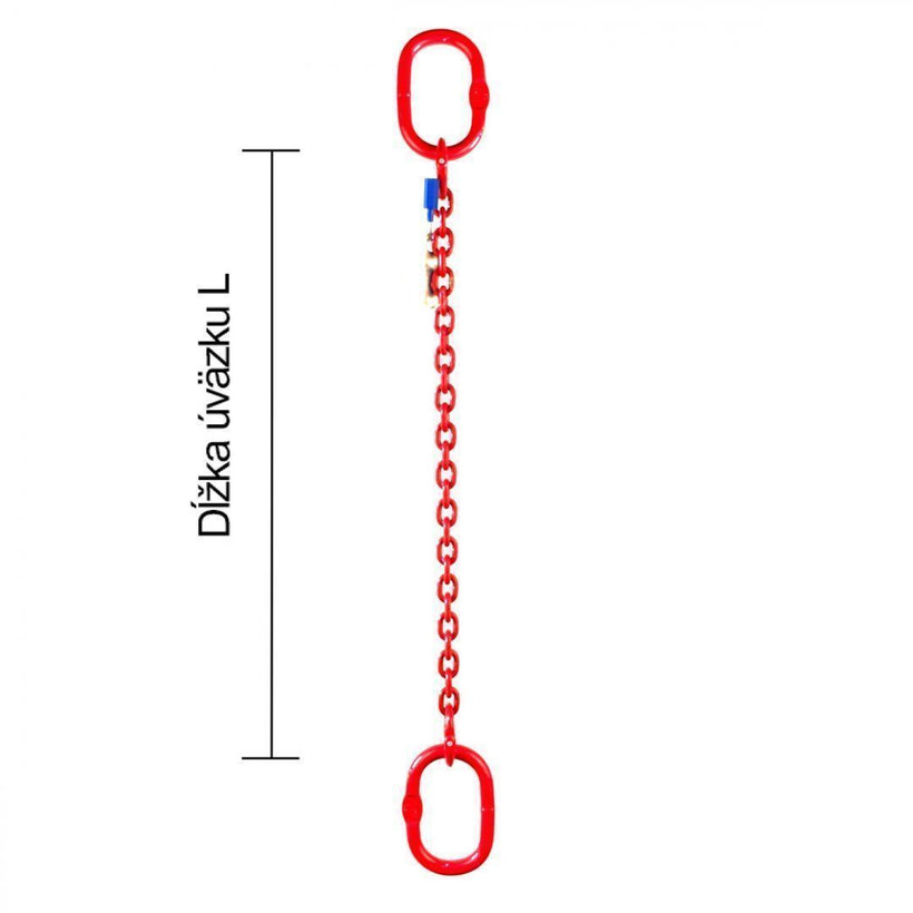 Řetězový závěs oko-oko tř 80 se zkracovačem (2,5 m, 8000 kg, 16 mm)