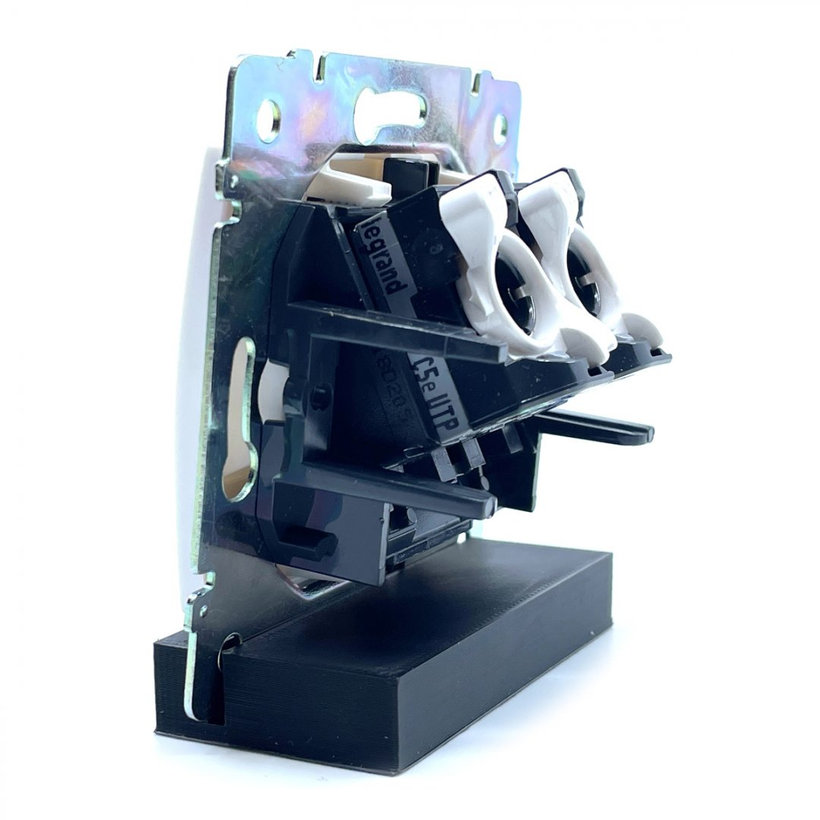 Valena zásuvka datová 2xRJ45 UTP bílá