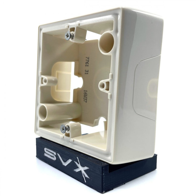 Valena 1 krabice na omítku béžová