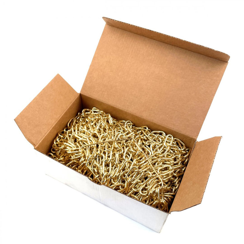 Řetěz ozdobný žlutý zinek 1,6mm