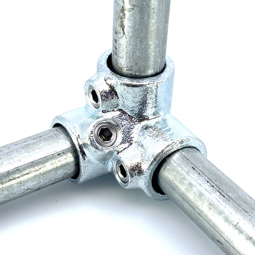 Spojovací článek tři větve 27 mm - pozinkovaný