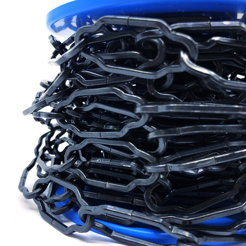 Řetěz ozdobný lustrový/černý zinek 2,3mm