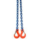 Řetězový závěs oko-2 háky tř 100 se zkracovačem (6 m, 14 000/10 000 kg, 16 mm)