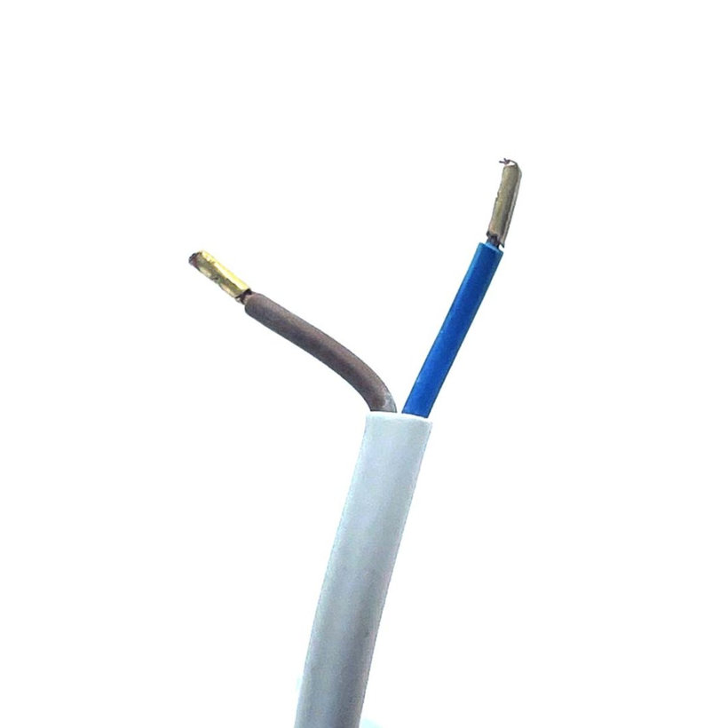 Flexo šňůra 3m 2x0,75 bílá plochá