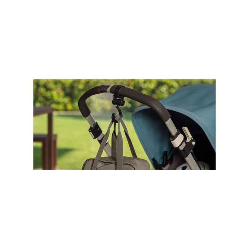 Otočné háčky na dětský kočárek