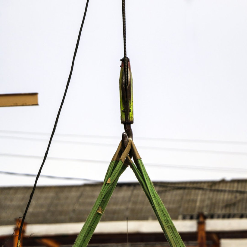 Zvedací pás - oko/oko Zelený 2T/2M