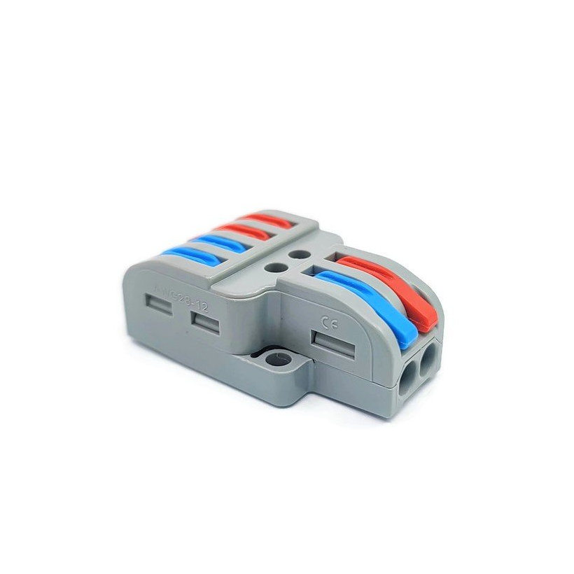 Spojovací svorka pružinová vícepólová - 6 vodičů