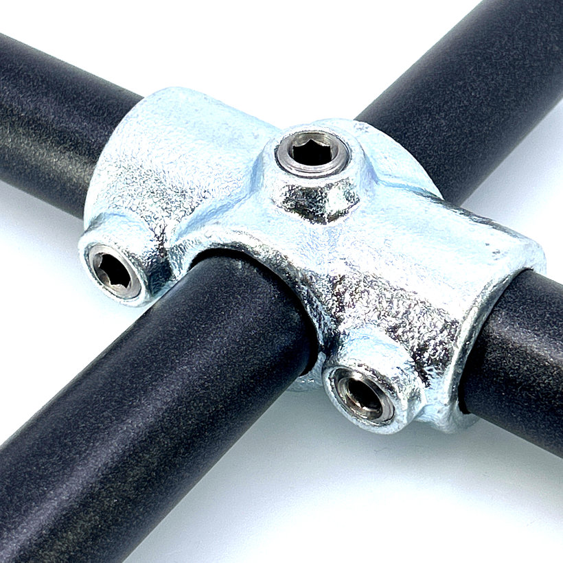 Spojovací článek ve tvaru X 27 mm - pozinkovaný