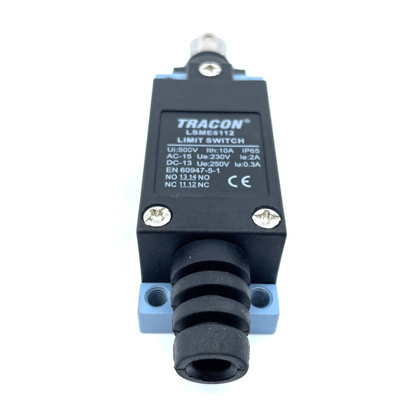 Koncový spínač s podélně rotačním čepem